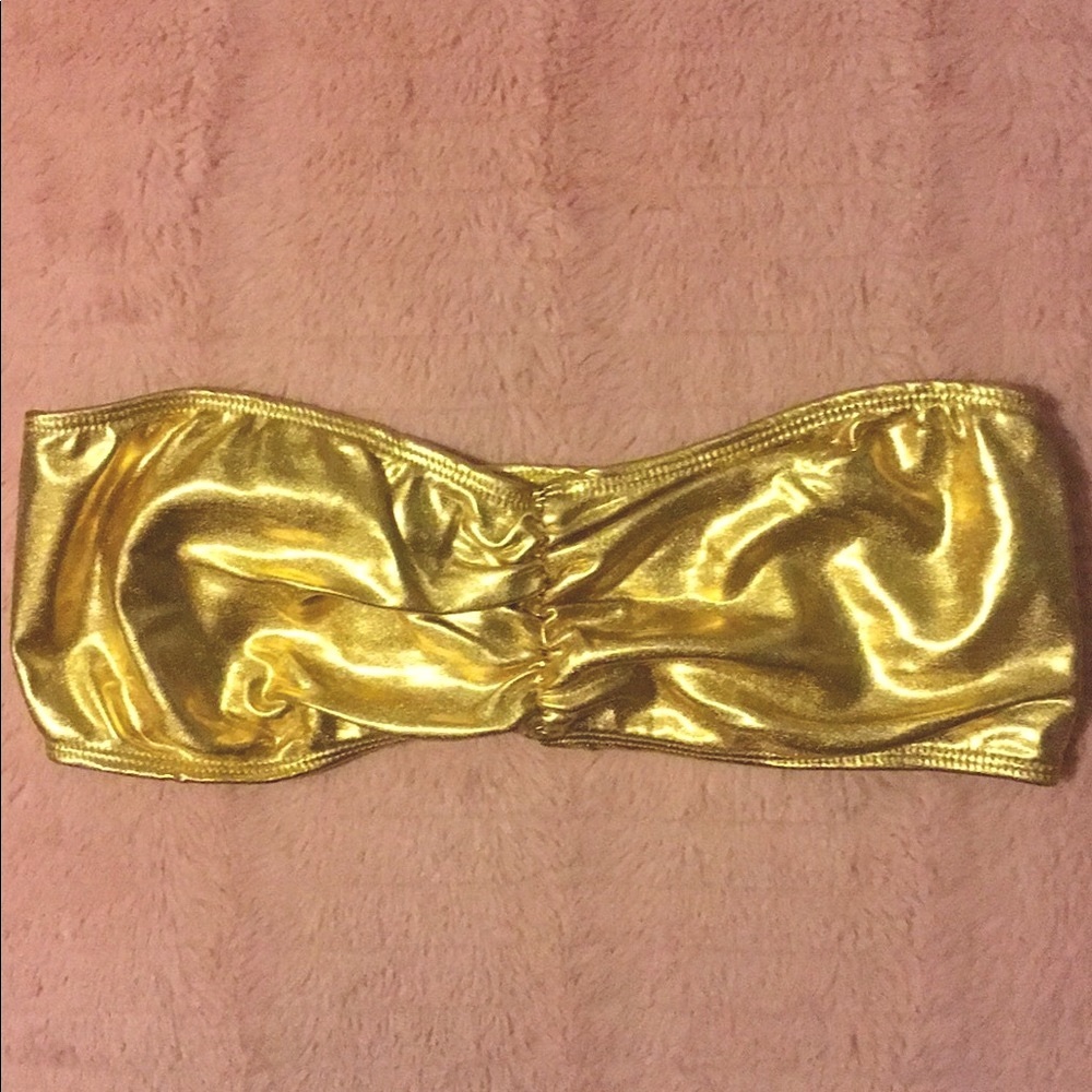 Seductions, Metallic Bandeau, Gold, Medium